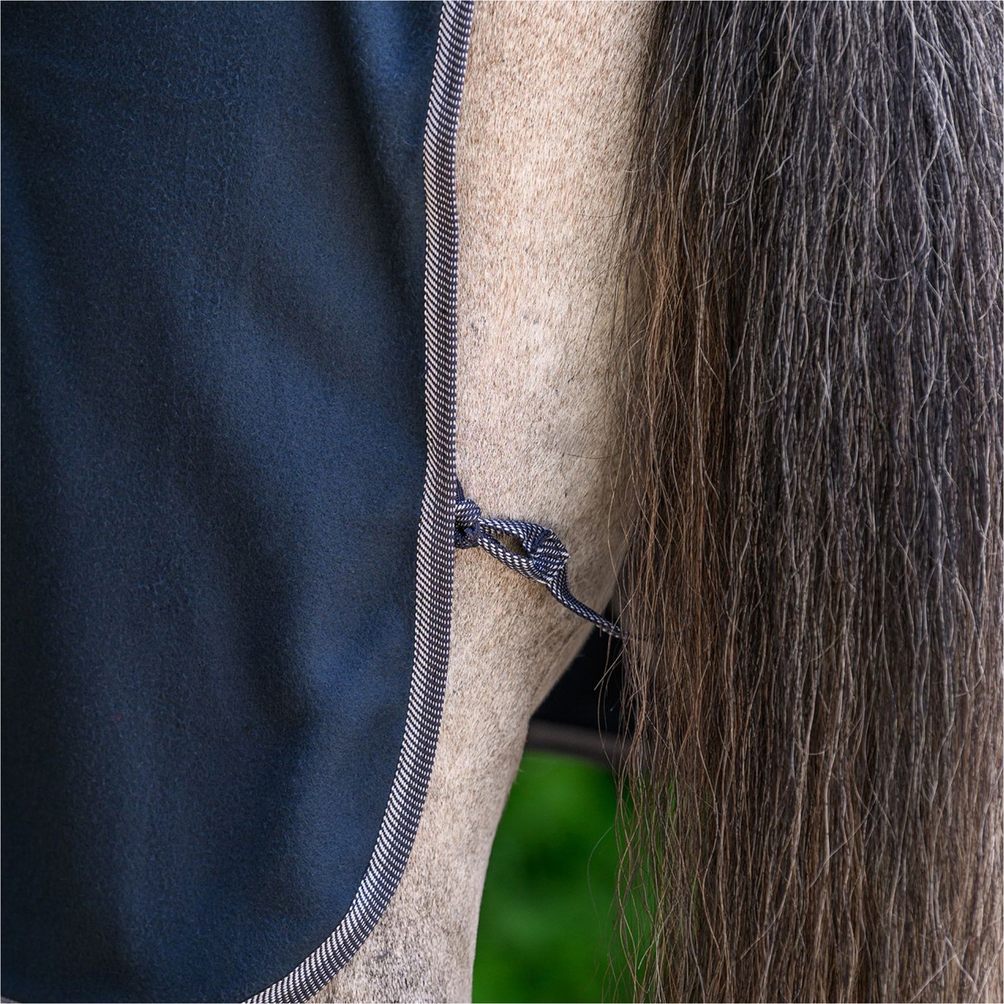 2026 Waldhausen Wirtschaftliches Fleece-Teppich Mit Kreuzsattelgurten 6319905 - Night Blue